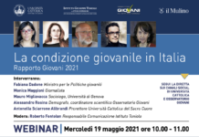 Webinar “La condizione giovanile in Italia. Rapporto Giovani 2021”